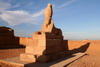 Egypte - Lac Nasser - Wadi El Seboua - Sphinx du temple d'Harmakis
